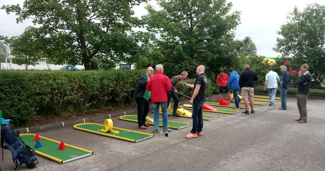 Firmenfeier Minigolf