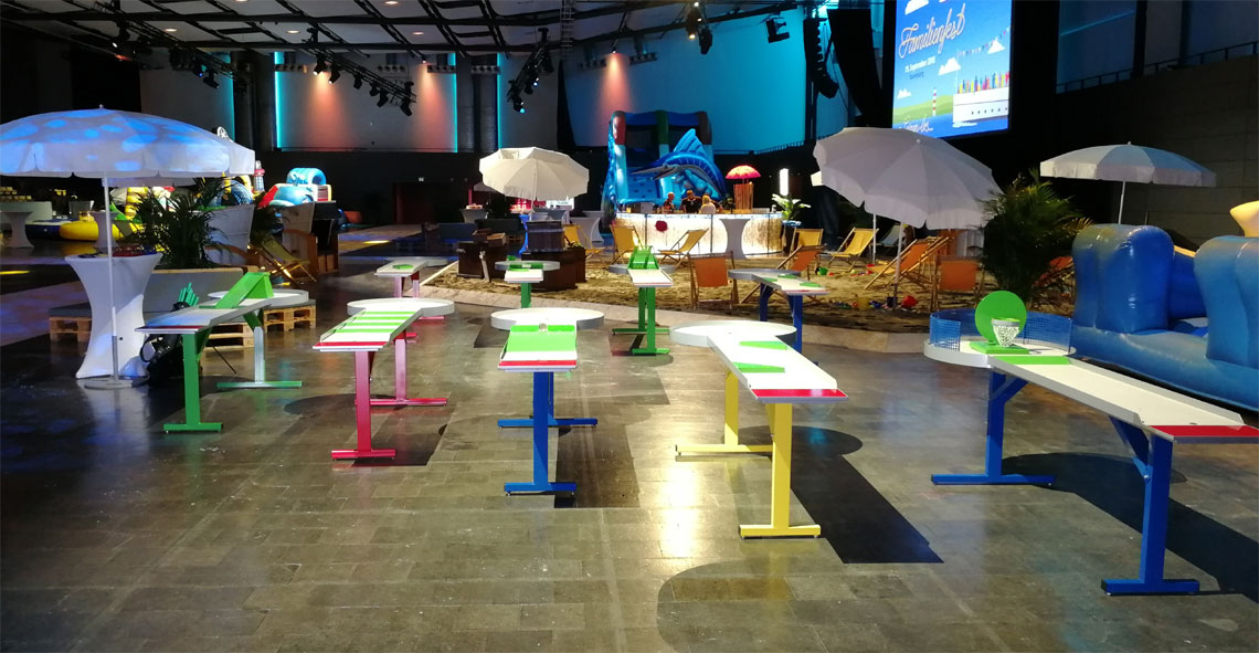 Bürogolf Minigolfbahn Buero